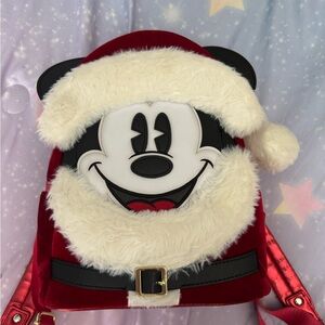 Loungefly Santa Mickey Mouse bag